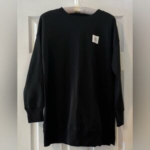 Old Navy Black NWT Sweatshirt Tunic Oversized Small